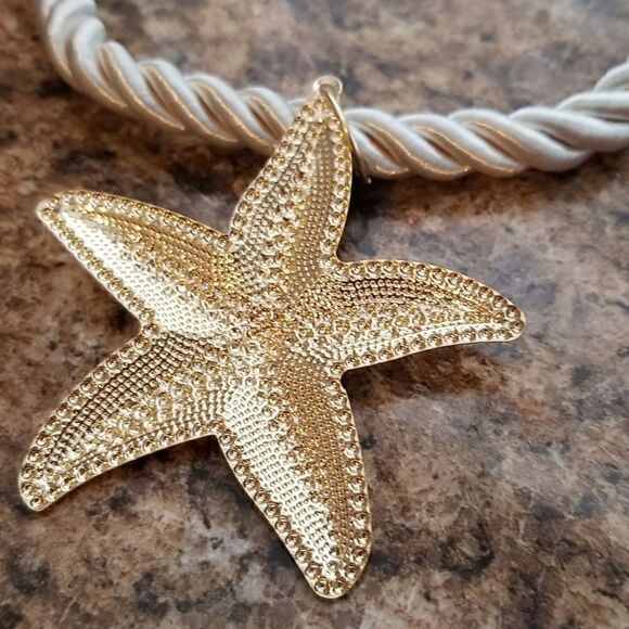 Starfish boho rope style necklace - Picture 10 of 11
